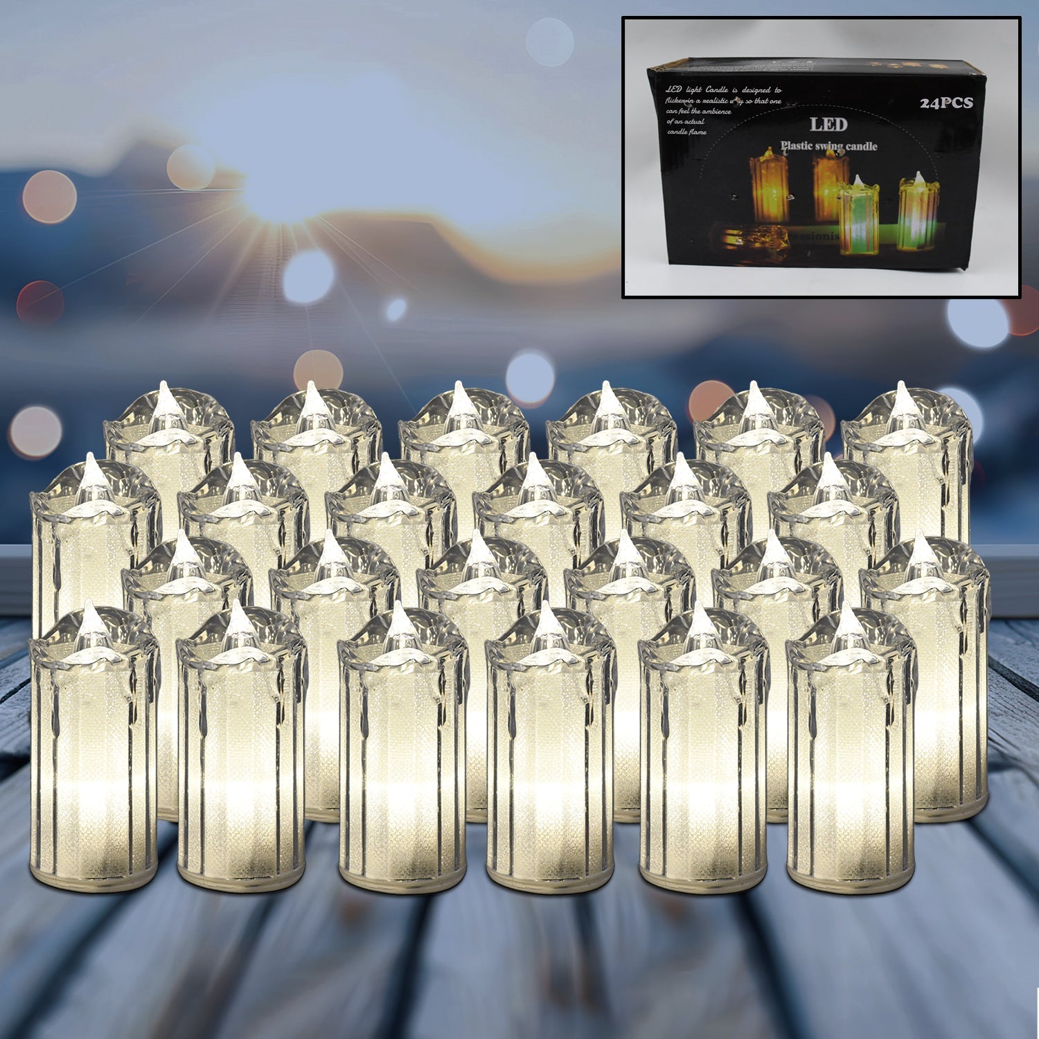 Flameless LED tea lights Flameless LED tea lights